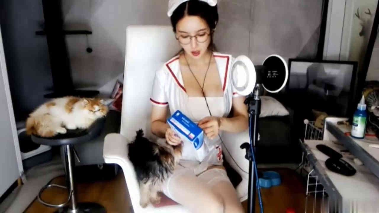大艺术嘉asmr资源新作之护士装猫咪陪伴！在线看！